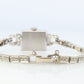 Hamilton 2.4CTW Diamond Watch. Vintage Ladies Hamilton Platinum and 14k WG.