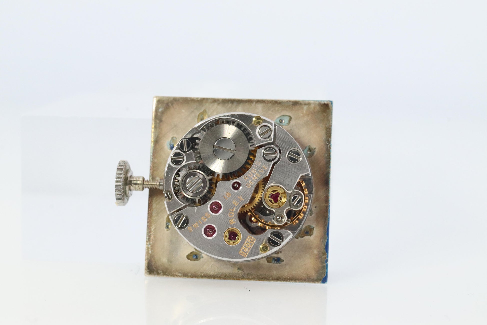 Genuine Rolex Watch. Diamond Bezel Blue Ladies Manual ROLEX 2611 Precision