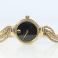 14k MOVADO Watch. 14k Yellow Gold Ladies Movado Rope Bracelet D43 Wristwatch