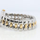 Tiffany and Co Diamond Watch. 18k Tiffany Tesoro Stainless Steel Ladies 25mm.