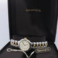 Tiffany and Co Diamond Watch. 18k Tiffany Tesoro Stainless Steel Ladies 25mm.
