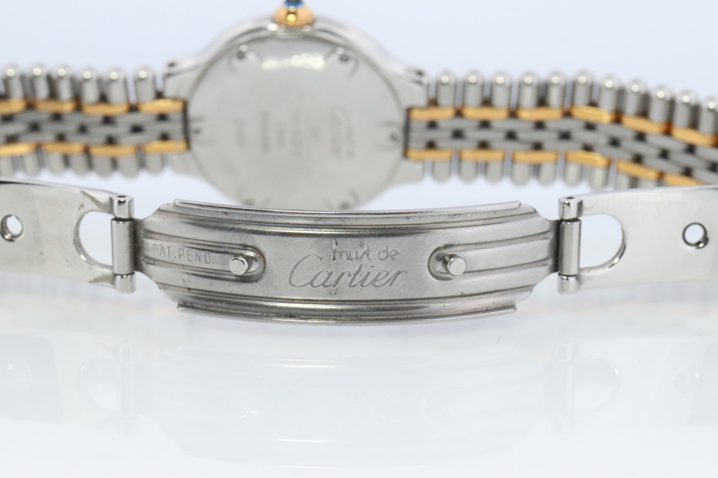 Genuine Cartier 125000P Watch. Must de Cartier 21 Stainless Steel Quartz Watch.