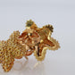 Tiffany & Co 18k Gold Star Earrings. Starfish Spiky Tiffany Stud Earrings