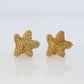 Tiffany & Co 18k Gold Star Earrings. Starfish Spiky Tiffany Stud Earrings