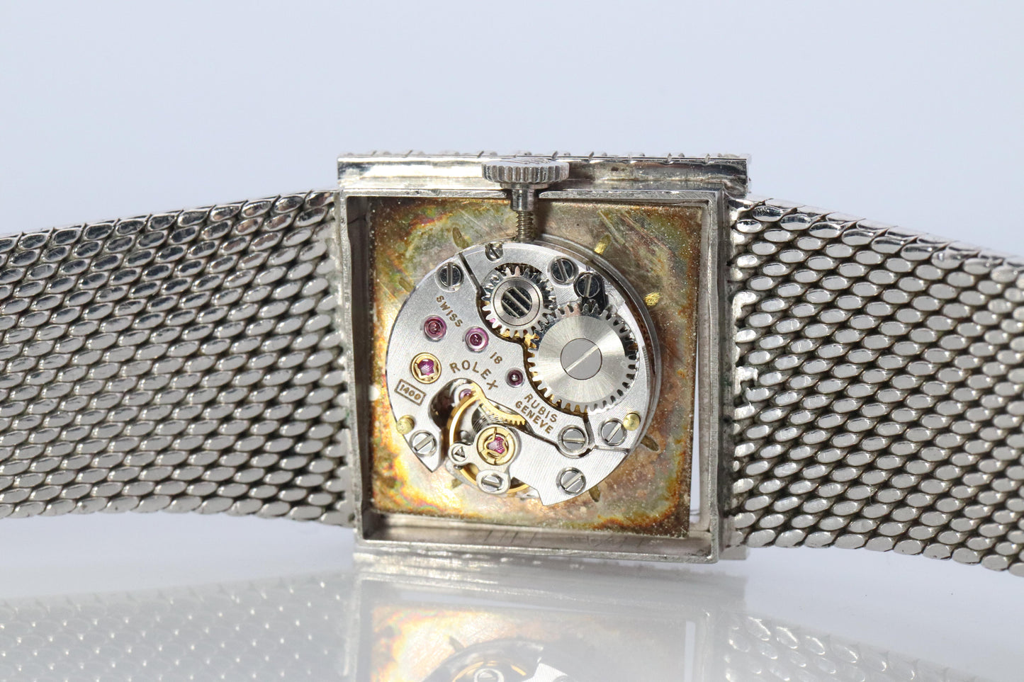 Genuine Rolex Watch. Diamond Bezel 1971 Ladies Manual ROLEX 2611 Precision