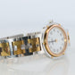 Genuine HERMES Stainless Steel 24mm Round Clipper Quartz Watch White Dial.