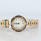 Genuine HERMES Stainless Steel 24mm Round Clipper Quartz Watch White Dial.
