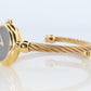 Vintage GUCCI Quartz 2700.2.L  Watch. Gucci Ladies Bangle Gold Tone Wristwatch