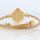 Vintage GUCCI Quartz 2700.2.L  Watch. Gucci Ladies Bangle Gold Tone Wristwatch