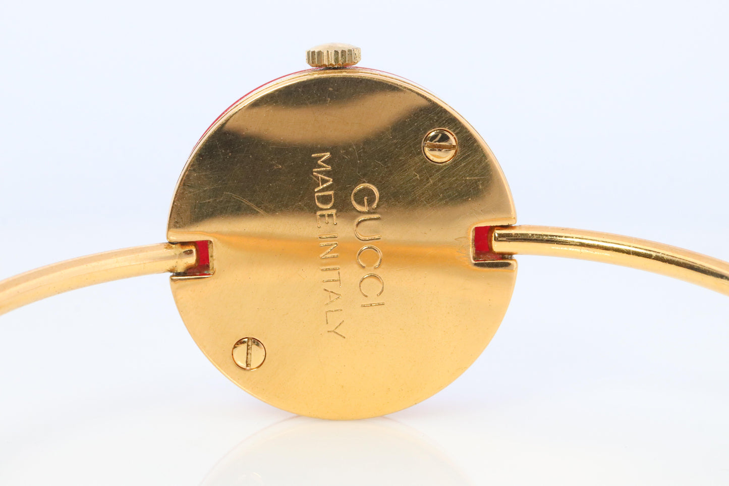 Vintage GUCCI Quartz Watch. RARE Made in Italy Gucci Ladies Bangle Bezel watch