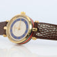 Vintage GUCCI Shelly Line Leather Watch Timepiece. 2000L Gucci Lane Blue and Red