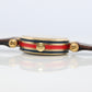 Vintage GUCCI Shelly Line Leather Watch Timepiece. 2000L Gucci Lane Blue and Red