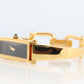Vintage GUCCI 1500L Quartz Watch Timepiece. Gucci Gold Tone Bangle Wrist Watch