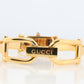 Vintage GUCCI 1500L Quartz Watch Timepiece. Gucci Gold Tone Bangle Wrist Watch