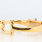 Vintage GUCCI 1500L Quartz Watch Timepiece. Gucci Gold Tone Bangle Wrist Watch