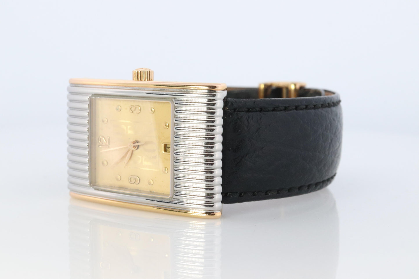 Boucheron Reflet Watch. Vintage Boucheron XL AH 38184 Stainless Steel
