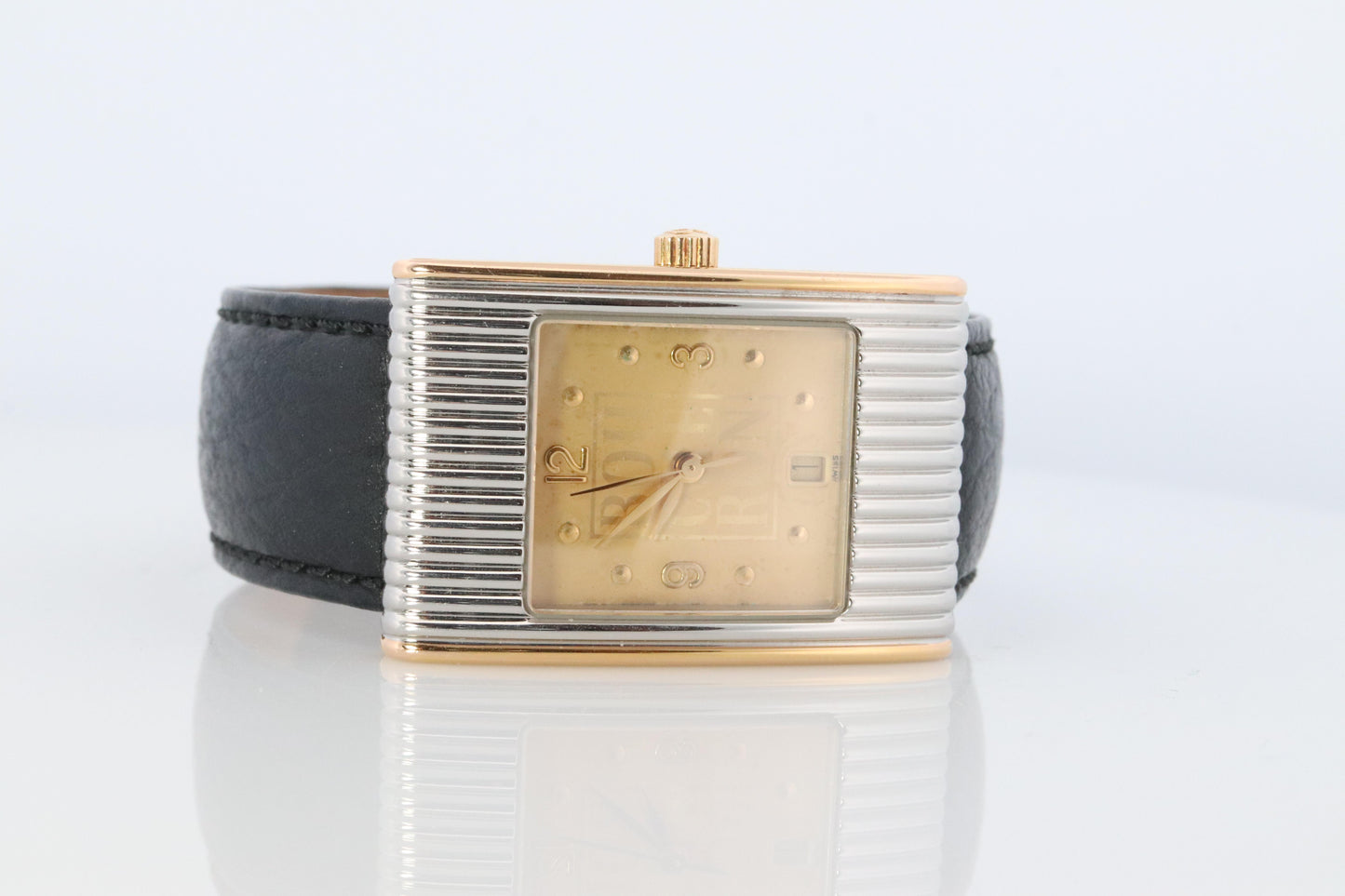 Boucheron Reflet Watch. Vintage Boucheron XL AH 38184 Stainless Steel