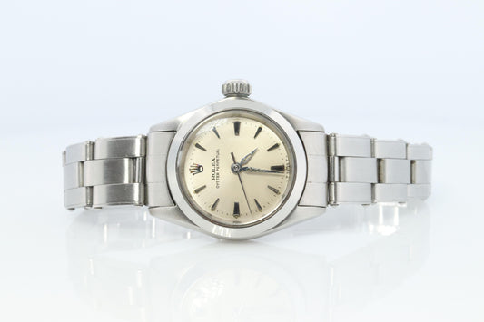 Genuine Rolex 6618 Watch. Ladies ROLEX Oyster Perpetual Automatic Wristwatch.