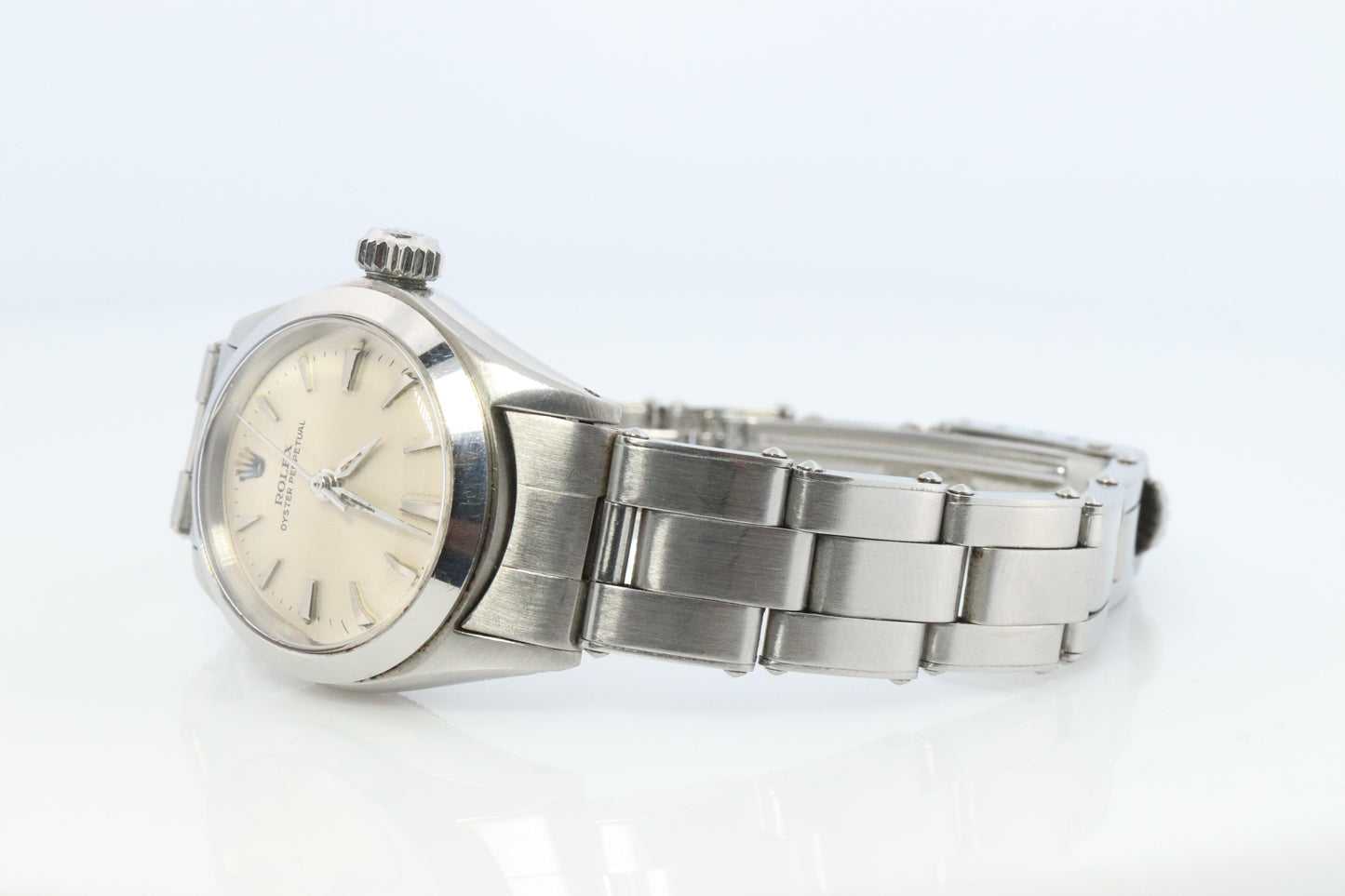 Genuine Rolex 6618 Watch. Ladies ROLEX Oyster Perpetual Automatic Wristwatch.