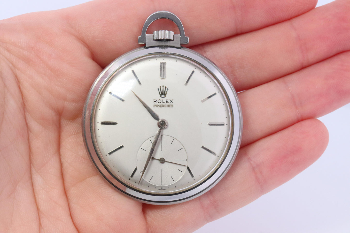 Rolex Pocket Watch 9165. Antique Rolex Precision 9165 Circa 1952