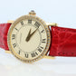 18k Cartier Diamond Watch. 18k YG Cartier x Baume Mercier Round Ladies Watch.