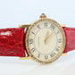 18k Cartier Diamond Watch. 18k YG Cartier x Baume Mercier Round Ladies Watch.