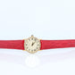 18k Cartier Diamond Watch. 18k YG Cartier x Baume Mercier Round Ladies Watch.
