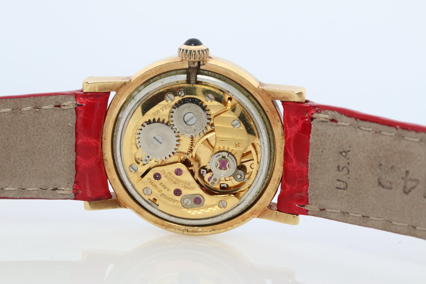 18k Cartier Diamond Watch. 18k YG Cartier x Baume Mercier Round Ladies Watch.