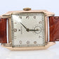 Vintage ROLEX Watch. 9k YG Rolex 4533 Square Tank Manual Wristwatch.