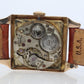 Vintage ROLEX Watch. 9k YG Rolex 4533 Square Tank Manual Wristwatch.