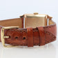Vintage ROLEX Watch. 9k YG Rolex 4533 Square Tank Manual Wristwatch.
