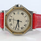 Vintage Cartier Santos Watch. Santos de Cartier Octo 187902 Sterling and 18k