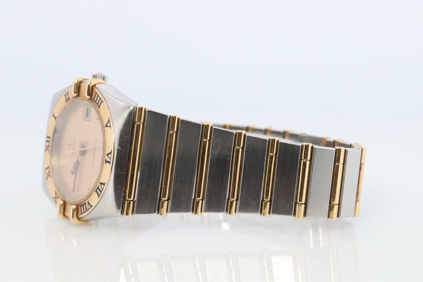 Omega Watch. Ladies Omega 796.1080 Constellation 18k YG and SS.