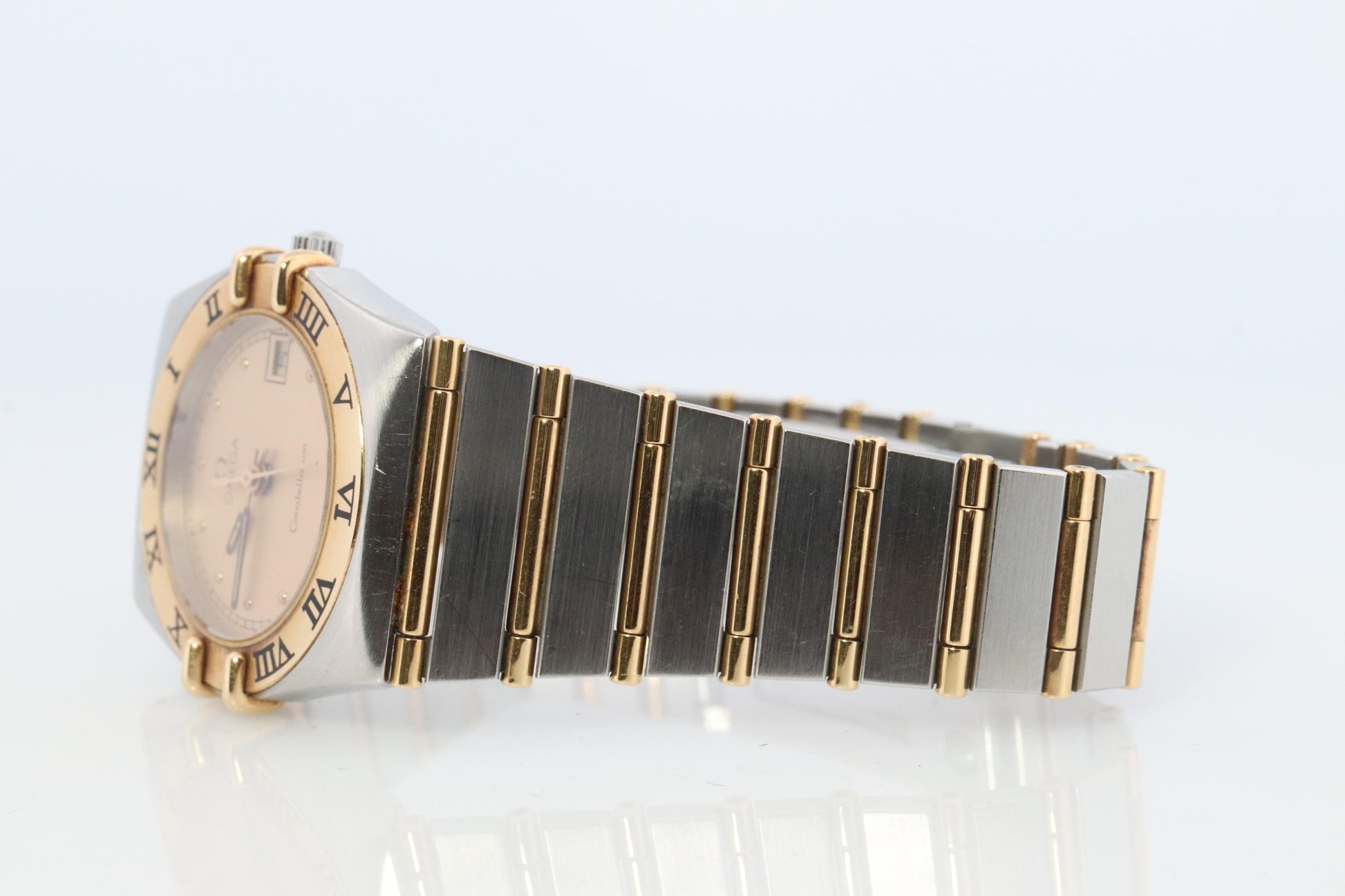 Omega Watch. Ladies Omega 796.1080 Constellation 18k YG and SS.