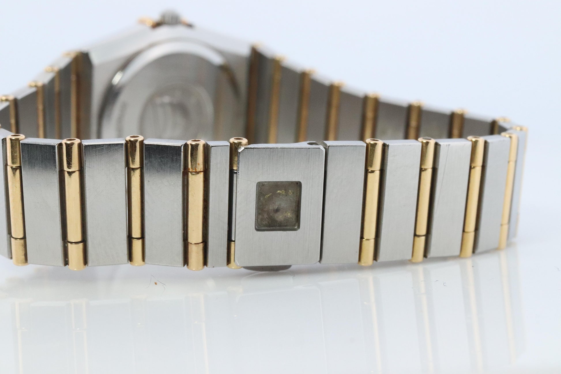 Omega Watch. Ladies Omega 796.1080 Constellation 18k YG and SS.