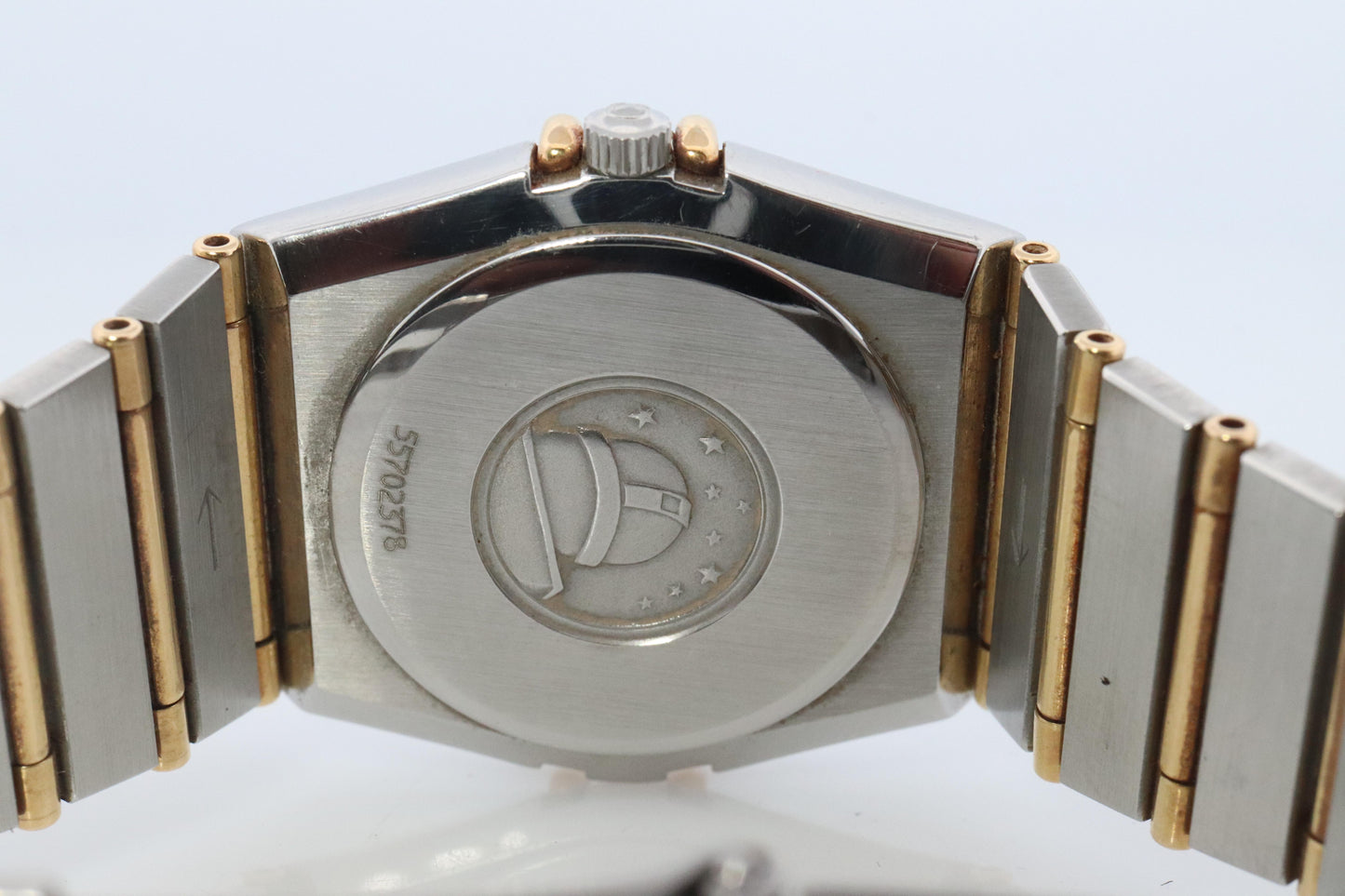 Omega Watch. Ladies Omega 796.1080 Constellation 18k YG and SS.