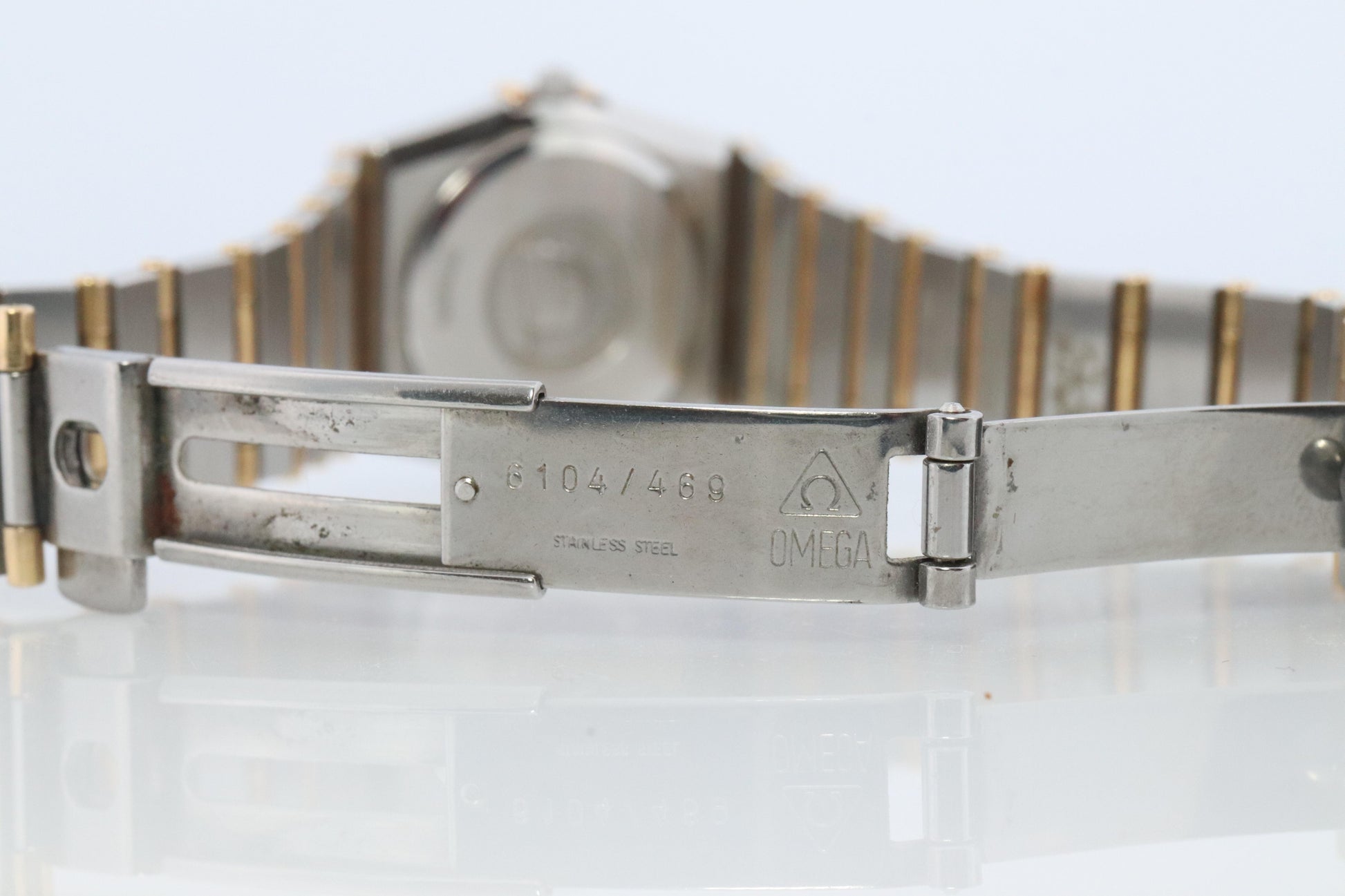 Omega Watch. Ladies Omega 796.1080 Constellation 18k YG and SS.