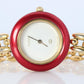 Vintage GUCCI Quartz 11/12 Watch. Gucci BEZEL Ladies Gold wristwatch