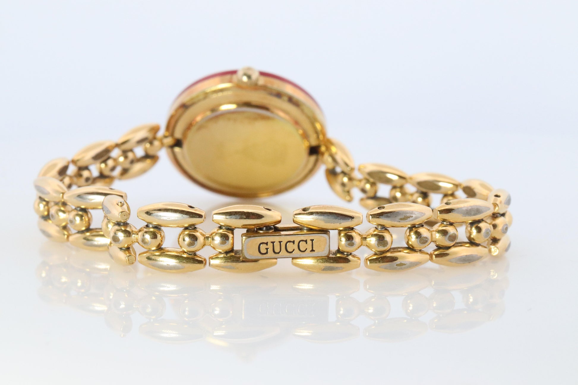 Vintage GUCCI Quartz 11/12 Watch. Gucci BEZEL Ladies Gold wristwatch