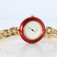Vintage GUCCI Quartz 11/12 Watch. Gucci BEZEL Ladies Gold wristwatch