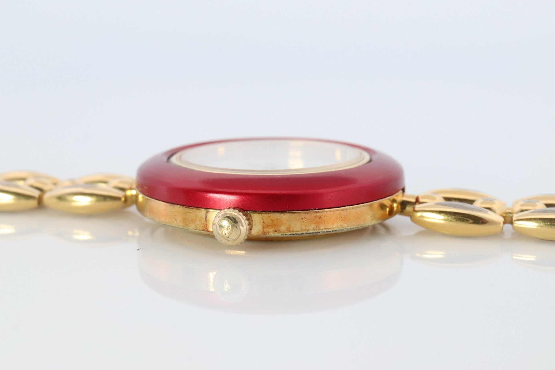 Vintage GUCCI Quartz 11/12 Watch. Gucci BEZEL Ladies Gold wristwatch