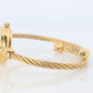 Vintage GUCCI Quartz 2700.2.L  Watch. Gucci Ladies Bangle Gold Tone Wristwatch
