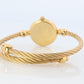 Vintage GUCCI Quartz 2700.2.L  Watch. Gucci Ladies Bangle Gold Tone Wristwatch