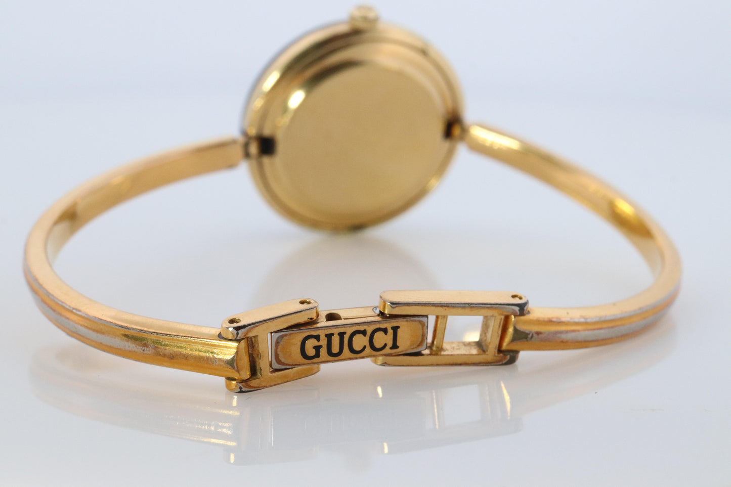 Vintage GUCCI Quartz 11/12  Watch. Gucci Ladies Bangle Interchange Bezel watch