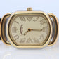 Genuine HERMES RALLYE Stainless Steel 21mm RA1.220 Quartz Watch Champagne.