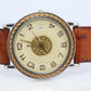 Genuine HERMES Sellier 34mm Round SS and 18k Quartz Hermes SE3.720 Mens Watch