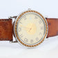 Genuine HERMES Sellier 34mm Round SS and 18k Quartz Hermes SE3.720 Mens Watch