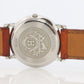 Genuine HERMES Sellier 34mm Round SS and 18k Quartz Hermes SE3.720 Mens Watch
