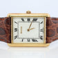 Vintage 18k Gucci Tank Watch. 18k Yellow Gold Gucci 710L Wrist Watch.