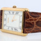 Vintage 18k Gucci Tank Watch. 18k Yellow Gold Gucci 710L Wrist Watch.
